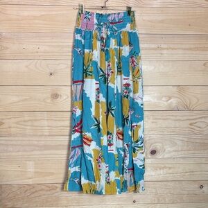 True‎ Destinations resort wear tropical wide leg pants size Small